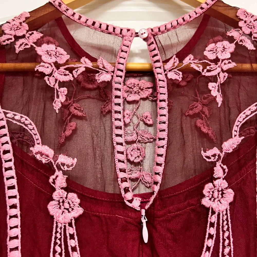 DYED BHLDN x Anthro Anissa White Silk Dress - Picture 7 of 9